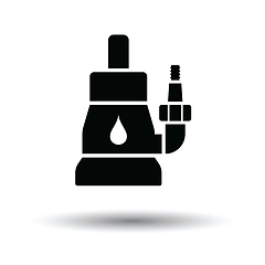 Image showing Submersible water pump icon