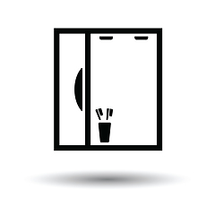 Image showing Bathroom mirror icon