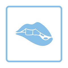 Image showing Sexy lips icon