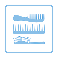 Image showing Hairbrush icon