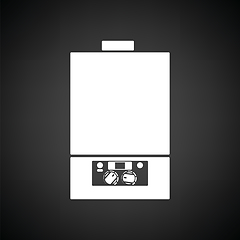 Image showing Gas boiler icon