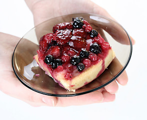 Image showing Strawberry tart