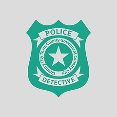 Image showing Police badge icon