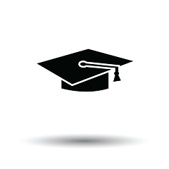 Image showing Graduation cap icon