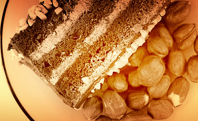 Image showing Almond cake