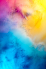 Image showing Abstract colorful, multicolored smoke spreading, bright background for advertising or design, wallpaper for gadget