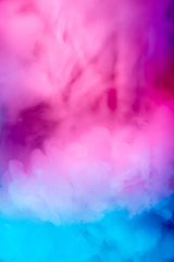 Image showing Abstract colorful, multicolored smoke spreading, bright background for advertising or design, wallpaper for gadget