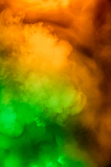 Image showing Abstract colorful, multicolored smoke spreading, bright background for advertising or design, wallpaper for gadget