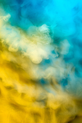 Image showing Abstract colorful, multicolored smoke spreading, bright background for advertising or design, wallpaper for gadget