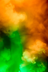 Image showing Abstract colorful, multicolored smoke spreading, bright background for advertising or design, wallpaper for gadget