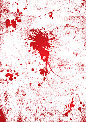 Image showing blood splatter wall