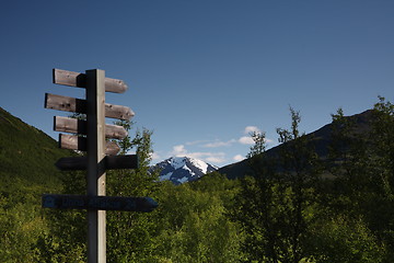 Image showing Mountains in Sweden