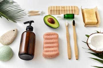 Image showing natural cosmetics and bodycare eco products