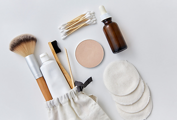 Image showing natural cosmetics and hygienic products