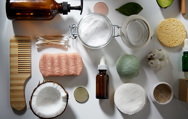 Image showing natural cosmetics and bodycare eco products