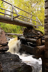 Image showing Wooden mill