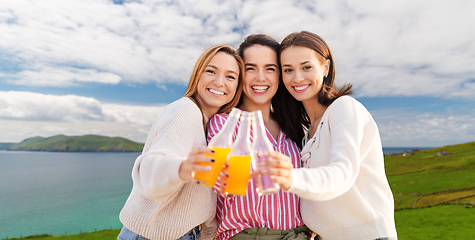 Image showing women toasting non alcoholic drinks in ireland