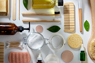 Image showing natural cosmetics and bodycare eco products