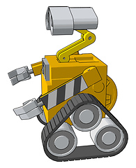 Image showing A kids crawler toy cartoon vector or color illustration