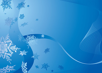 Image showing snowflake slice