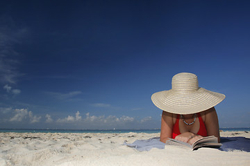 Image showing Sunbather