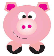 Image showing Piggybank for kids vector or color illustration