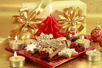 Image showing Delicious Christmas cookies