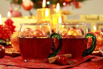 Image showing Hot drink for Christmas
