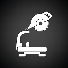 Image showing Circular end saw icon