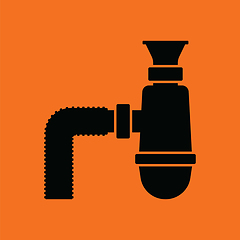 Image showing Bathroom siphon icon