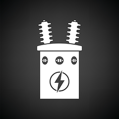 Image showing Electric transformer icon