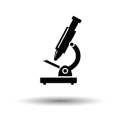 Image showing School microscope icon