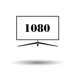 Image showing Wide tv icon