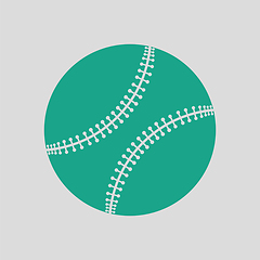 Image showing Baseball ball icon