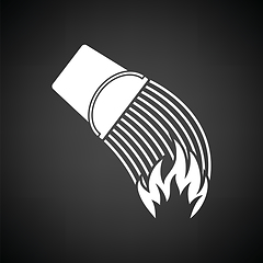 Image showing Fire bucket icon