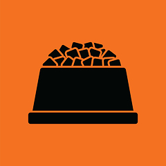 Image showing Dog food bowl icon