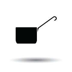 Image showing Kitchen pan icon