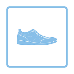 Image showing Man casual shoe icon