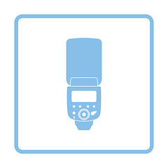 Image showing Icon of portable photo flash