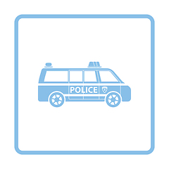 Image showing Police van icon