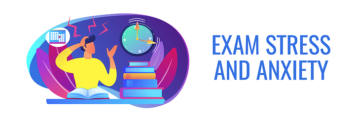 Image showing Exams and tests concept banner header