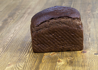 Image showing rectangular rye bread