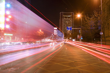 Image showing Big city traffic