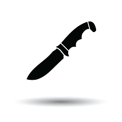 Image showing Hunting knife icon