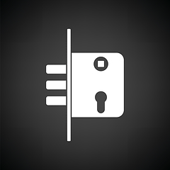 Image showing Door lock icon