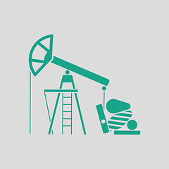 Image showing Oil pump icon