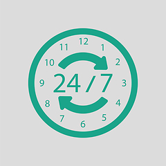 Image showing 24 hour icon