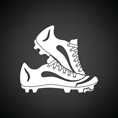 Image showing Baseball boot icon