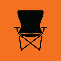 Image showing Icon of Fishing folding chair