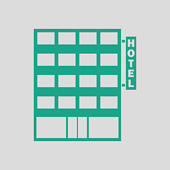 Image showing Hotel building icon